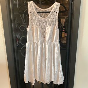 Free people Lacy linen dress